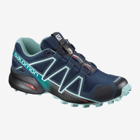 Scarpe Running Salomon SPEEDCROSS 4 W Donna Blu Marino IT 8-M67